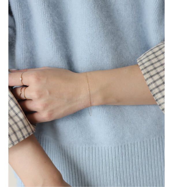 SLOBE IENA「SLOBE ペタルチェーンブレスレット K10」|ブレスレット・バングル|