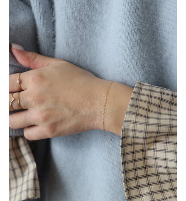 SLOBE IENA「SLOBE ペタルチェーンブレスレット K10」|ブレスレット・バングル|