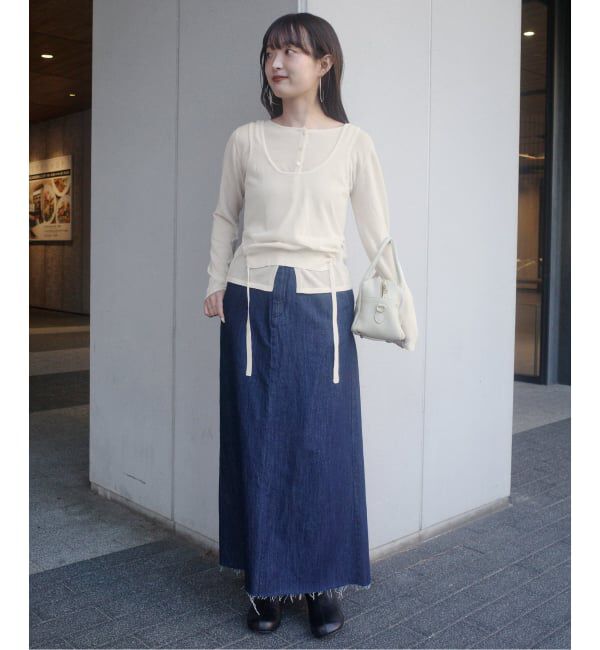 SLOBE IENA「tyn.TGOR/トゴール SLOBE別注 タンクセットカーディガン」|カーディガン|