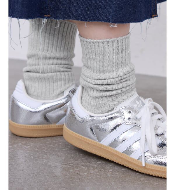 SLOBE IENA「《単品/追加》ルーズリブソックス」|ソックス|