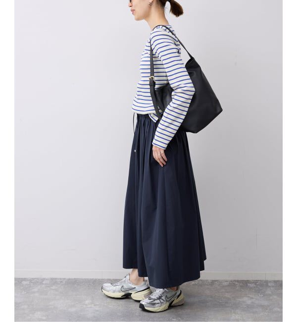 SLOBE IENA「《予約》タフタタックギャザースカート」|スカート|
