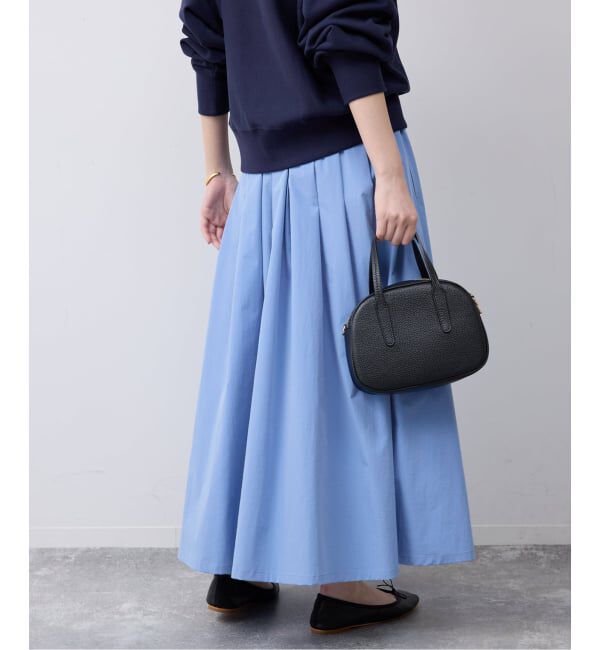 SLOBE IENA「《予約》タフタタックギャザースカート」|スカート|