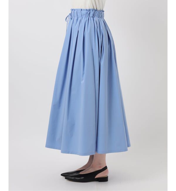 SLOBE IENA「《予約》タフタタックギャザースカート」|スカート|