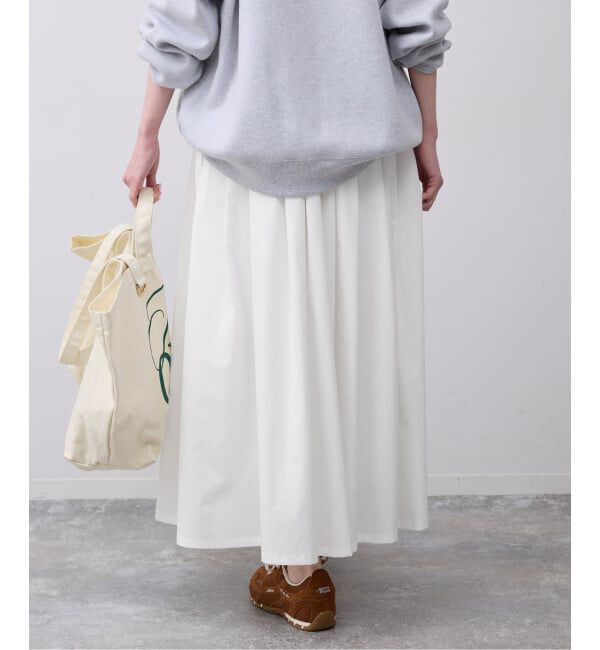 SLOBE IENA「《予約》タフタタックギャザースカート」|スカート|