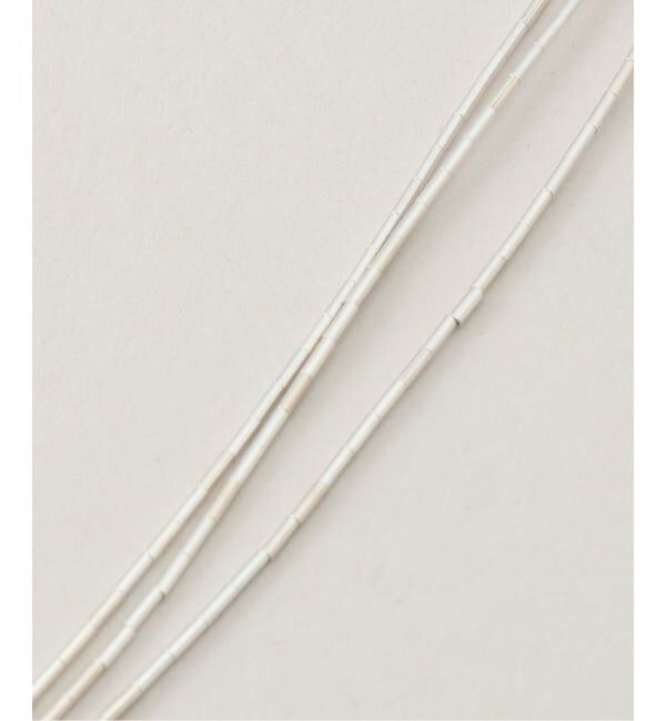 SLOBE IENA「《追加予約》Native SilverStreams ネックレス 3連 60cm NSA1003600」|ネックレス|