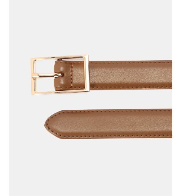 SLOBE IENA「SLOBE スクエアステッチベルト」|ベルト|