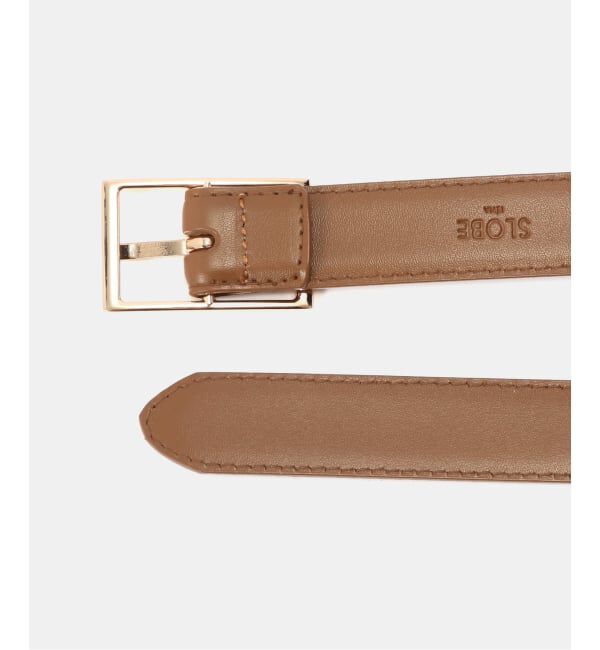 SLOBE IENA「SLOBE スクエアステッチベルト」|ベルト|