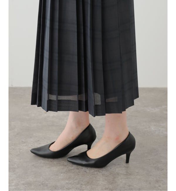 IENA「シアーチェックプリーツスカート」|スカート|