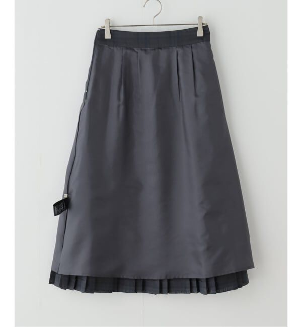 IENA「シアーチェックプリーツスカート」|スカート|