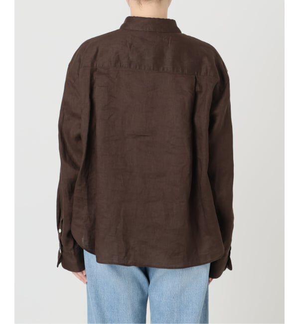 IENA「《予約》リネンワイドショートシャツ」|シャツ・ブラウス|