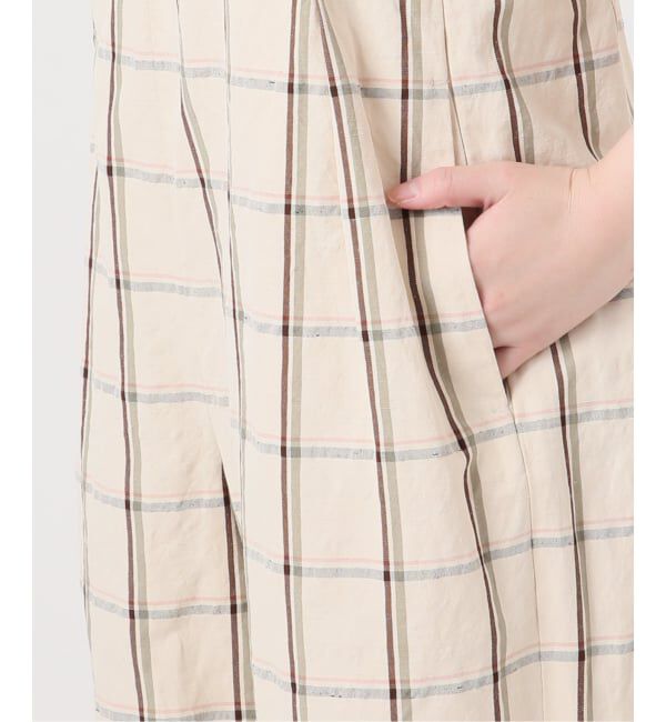 IENA LA BOUCLE「IENA LA BOUCLE P/Lチェックベアオールインワン」|オールインワン|