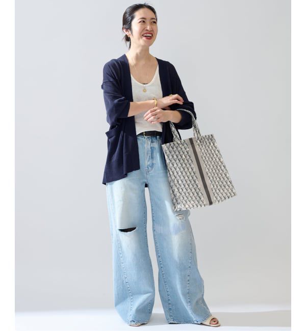 VERMEIL par iena「《予約》VERMEILモノグラム PVCトートバッグ」|トートバッグ|