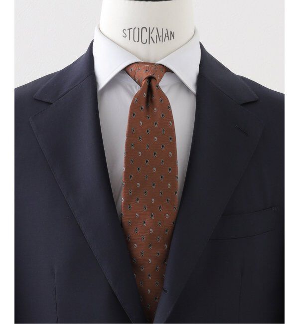 EDIFICE「AX コモンペイズリータイ FOSSATI」|ネクタイ・蝶ネクタイ|ブラウン