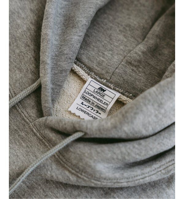 EDIFICE「WEB限定 LOOPWHEELER for LOWERCASE ライトツリウラケ ルーズフィット フーディー」|パーカー|