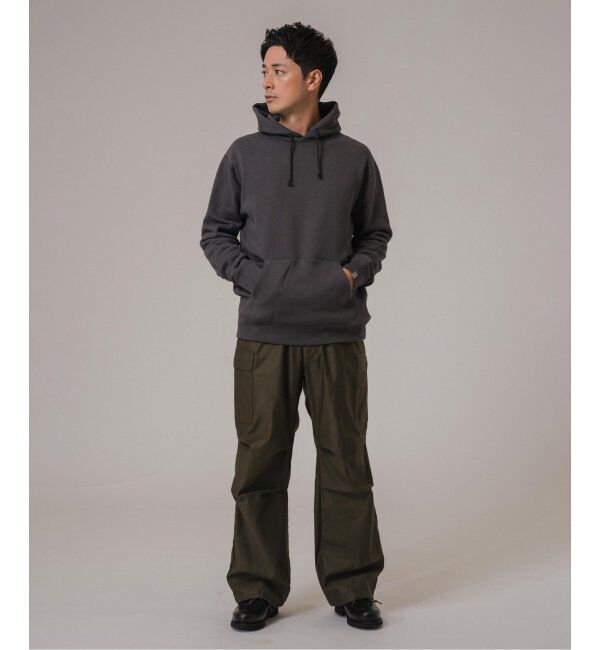 EDIFICE「WEB限定 LOOPWHEELER for LOWERCASE ライトツリウラケ ルーズフィット フーディー」|パーカー|