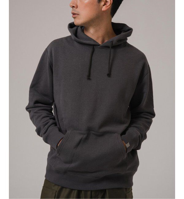 EDIFICE「WEB限定 LOOPWHEELER for LOWERCASE ライトツリウラケ ルーズフィット フーディー」|パーカー|グレー