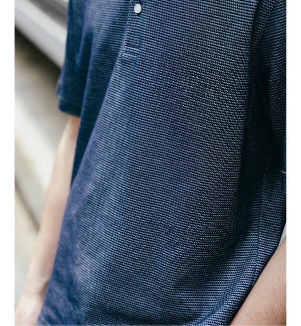 EDIFICE「《追加》"吸水速乾＆高通気機能" COOLMAX ハニカムボーダー ポロシャツ2」|ポロシャツ|