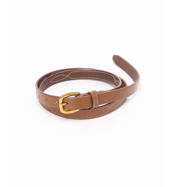 417 EDIFICE「TORY LEATHER / トリーレザー 417別注 3/4inch REPEATED STITCH BELT」|ベルト|