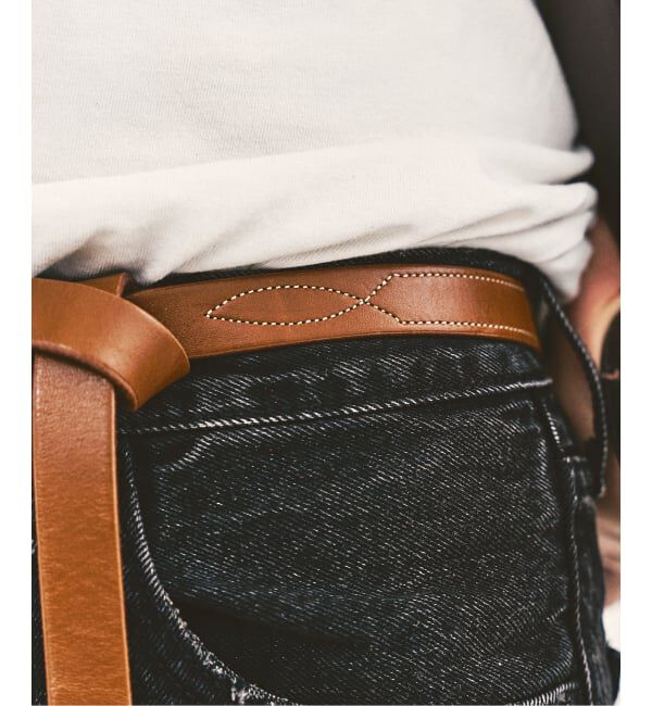 417 EDIFICE「TORY LEATHER / トリーレザー 417別注 3/4inch REPEATED STITCH BELT」|ベルト|