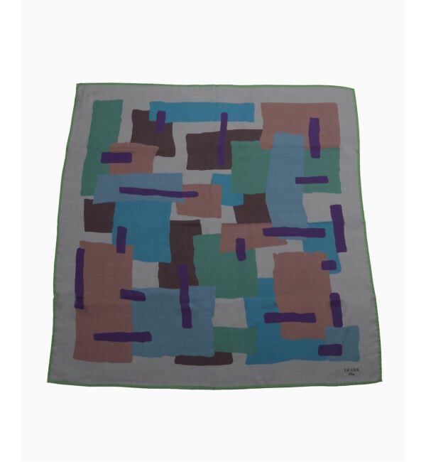 EDIFICE「LE LYS（ルリス） Wool Silk Carre'90 "ART"」|バンダナ・スカーフ|