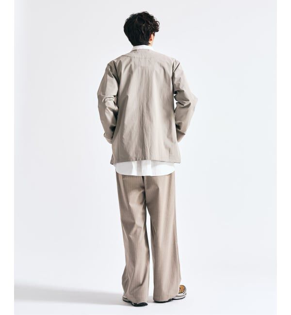 417 EDIFICE「【FREE MOTION】 カーディガンジャケット」|ノーカラージャケット|