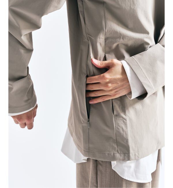 417 EDIFICE「【FREE MOTION】 カーディガンジャケット」|ノーカラージャケット|