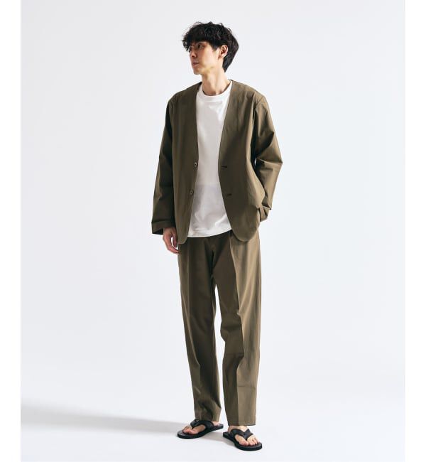 417 EDIFICE「【FREE MOTION】 カーディガンジャケット」|ノーカラージャケット|