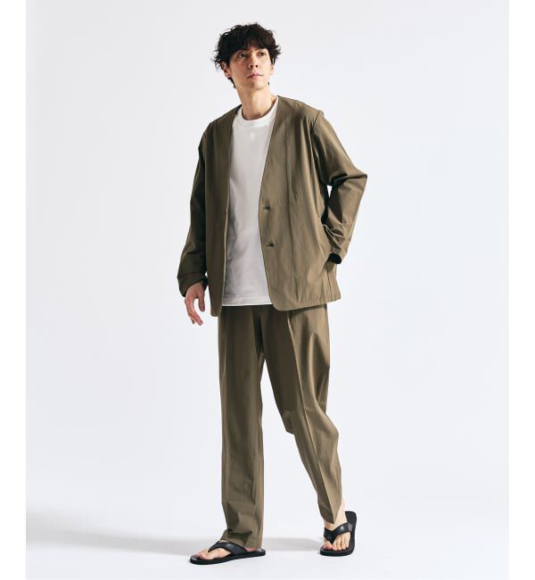 417 EDIFICE「【FREE MOTION】 カーディガンジャケット」|ノーカラージャケット|