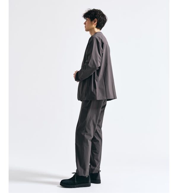 417 EDIFICE「【FREE MOTION】 カーディガンジャケット」|ノーカラージャケット|