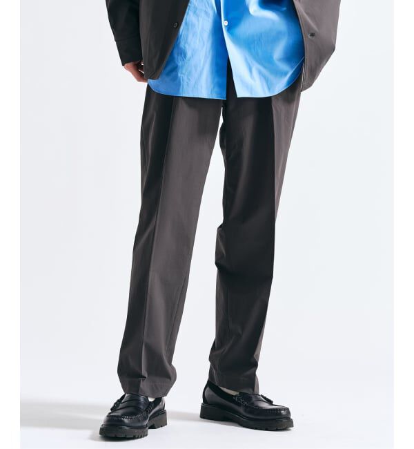 417 EDIFICE「【FREE MOTION】 イージーパンツ」|スラックス|ブラック A