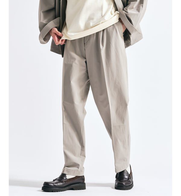 417 EDIFICE「【FREE MOTION】 イージーパンツ」|スラックス|
