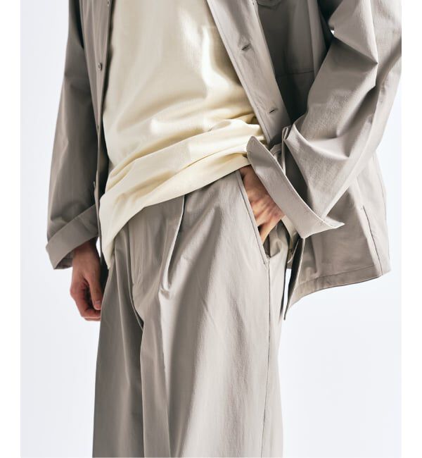 417 EDIFICE「【FREE MOTION】 イージーパンツ」|スラックス|