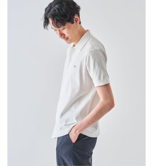 EDIFICE「《予約》LACOSTE(ラコステ) 別注 フルオープン ロングスリーブポロシャツ」|Tシャツ・カットソー|