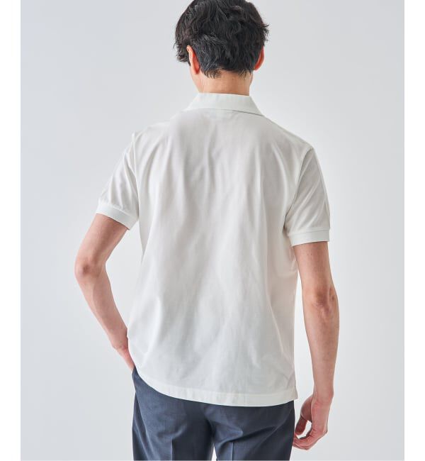 EDIFICE「《予約》LACOSTE(ラコステ) 別注 フルオープン ロングスリーブポロシャツ」|Tシャツ・カットソー|