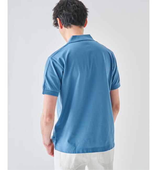 EDIFICE「《予約》LACOSTE(ラコステ) 別注 フルオープン ロングスリーブポロシャツ」|Tシャツ・カットソー|
