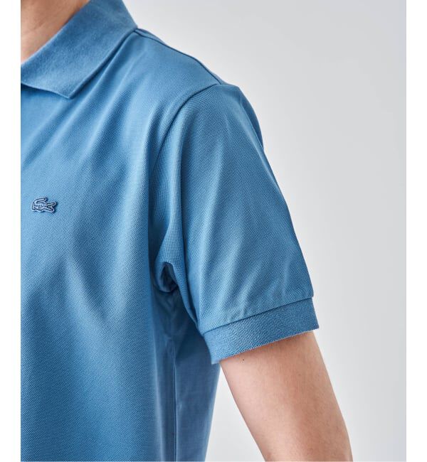 EDIFICE「《予約》LACOSTE(ラコステ) 別注 フルオープン ロングスリーブポロシャツ」|Tシャツ・カットソー|