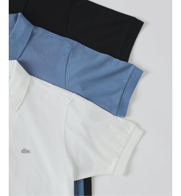 EDIFICE「《予約》LACOSTE(ラコステ) 別注 フルオープン ロングスリーブポロシャツ」|Tシャツ・カットソー|