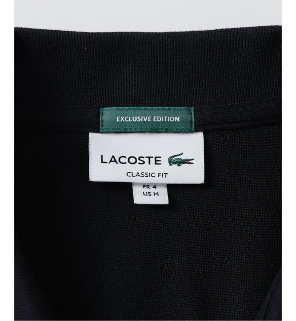 EDIFICE「《予約》LACOSTE(ラコステ) 別注 フルオープン ロングスリーブポロシャツ」|Tシャツ・カットソー|