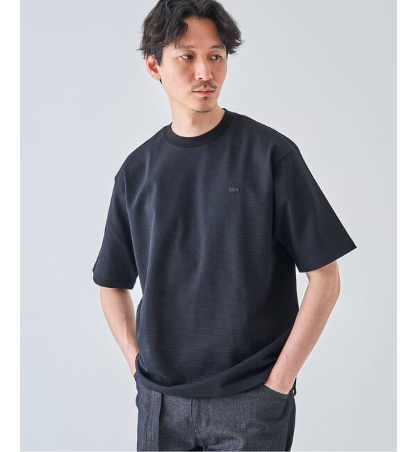 EDIFICE「《予約》LACOSTE(ラコステ) 別注 ニット Tシャツ」|Tシャツ・カットソー|
