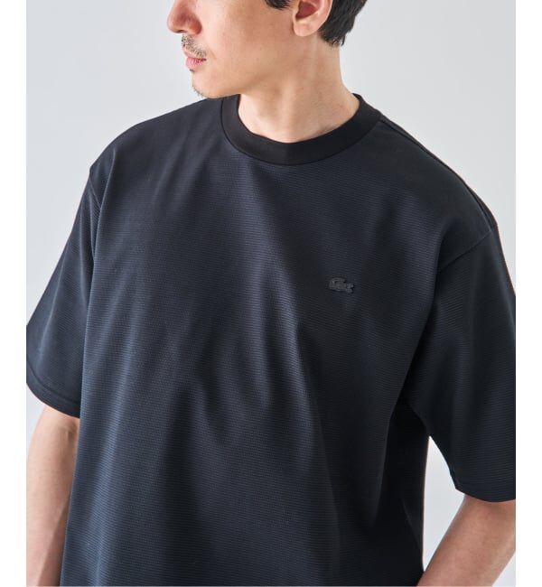 EDIFICE「《予約》LACOSTE(ラコステ) 別注 ニット Tシャツ」|Tシャツ・カットソー|