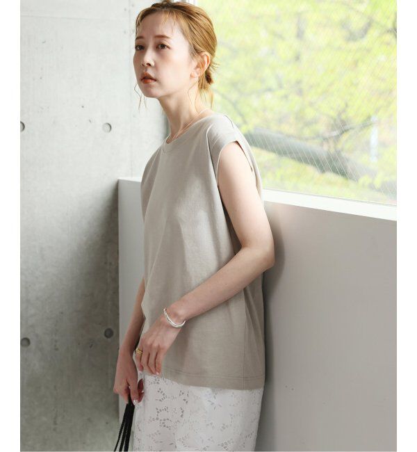 JOURNAL STANDARD「《追加4》汗ジミ防止天竺ノースリーブ」|Tシャツ・カットソー|グレーA