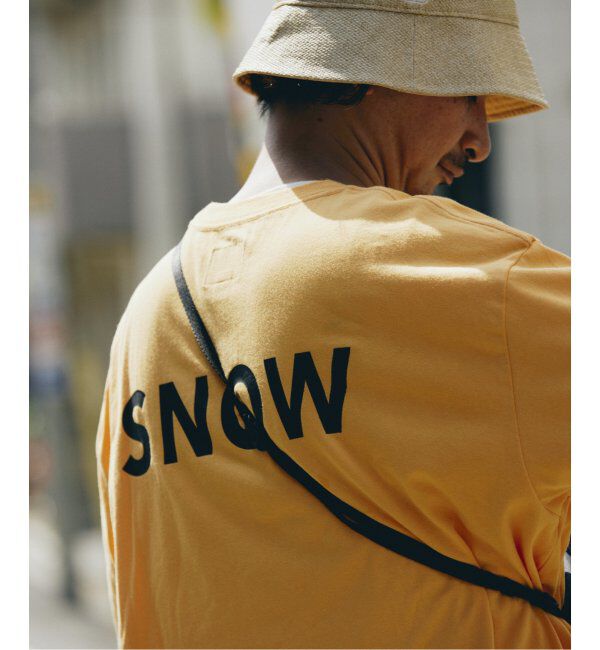 JOURNAL STANDARD relume「SNOW PEAK / スノーピーク 別注 &rdquo;PEAK SNOW&rdquo; ロゴTシャツ」|Tシャツ・カットソー|