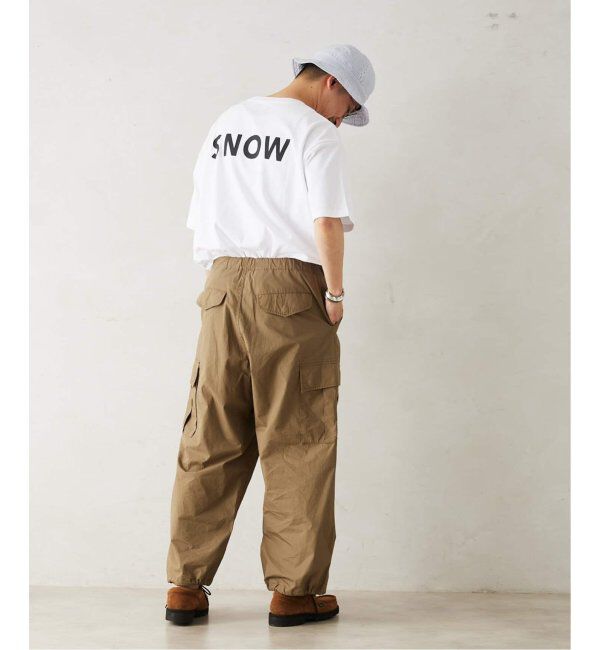 JOURNAL STANDARD relume「SNOW PEAK / スノーピーク 別注 &rdquo;PEAK SNOW&rdquo; ロゴTシャツ」|Tシャツ・カットソー|