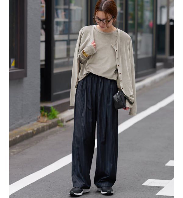 JOURNAL STANDARD relume「シアーベロアクルーネックロングTEE」|Tシャツ・カットソー|