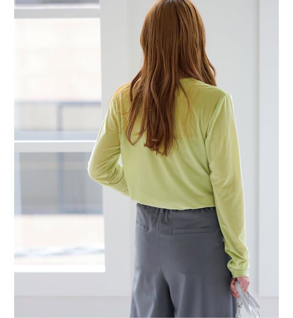 JOURNAL STANDARD relume「シアーベロアクルーネックロングTEE」|Tシャツ・カットソー|