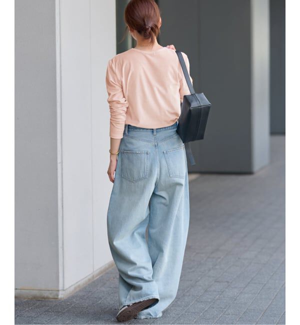 JOURNAL STANDARD relume「シアーベロアクルーネックロングTEE」|Tシャツ・カットソー|