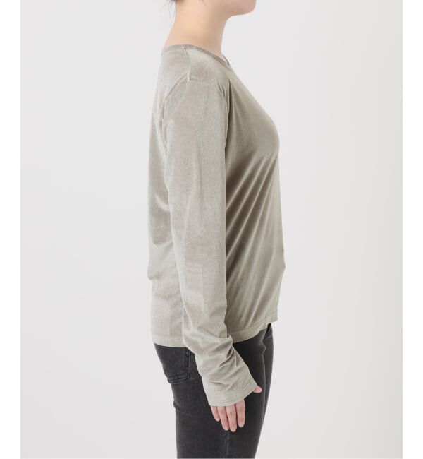 JOURNAL STANDARD relume「シアーベロアクルーネックロングTEE」|Tシャツ・カットソー|