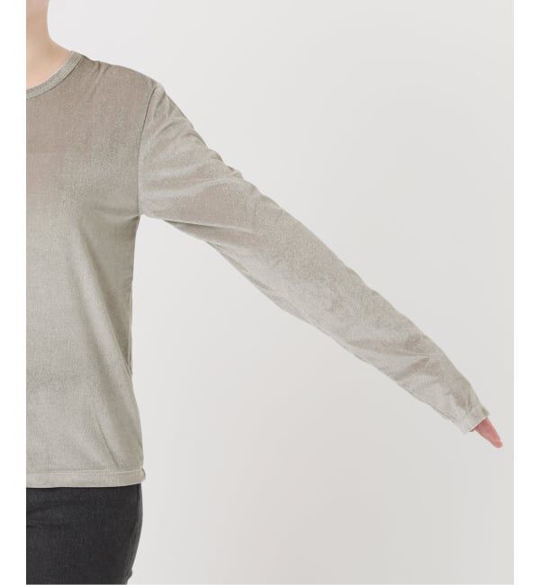JOURNAL STANDARD relume「シアーベロアクルーネックロングTEE」|Tシャツ・カットソー|