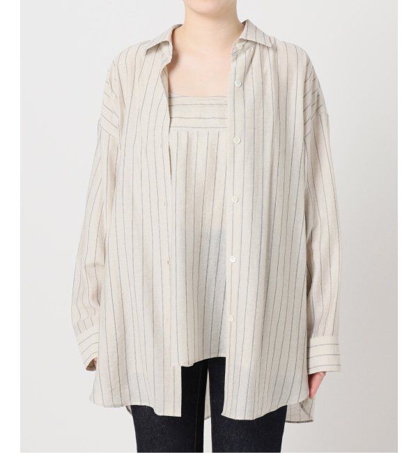 journal standard L'essage「《セット》シアーストライプ/ムジシャツ＆キャミブラウス」|シャツ・ブラウス|