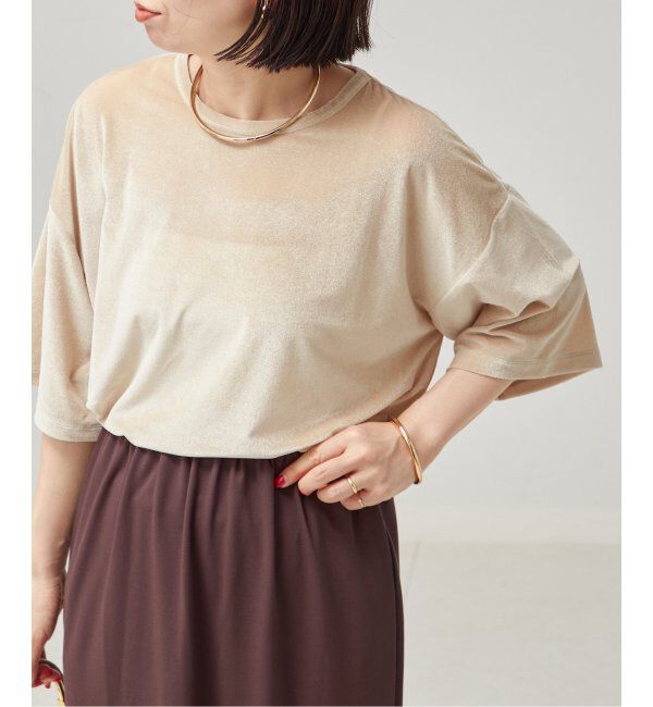 journal standard L'essage「ベロアTシャツ」|Tシャツ・カットソー|